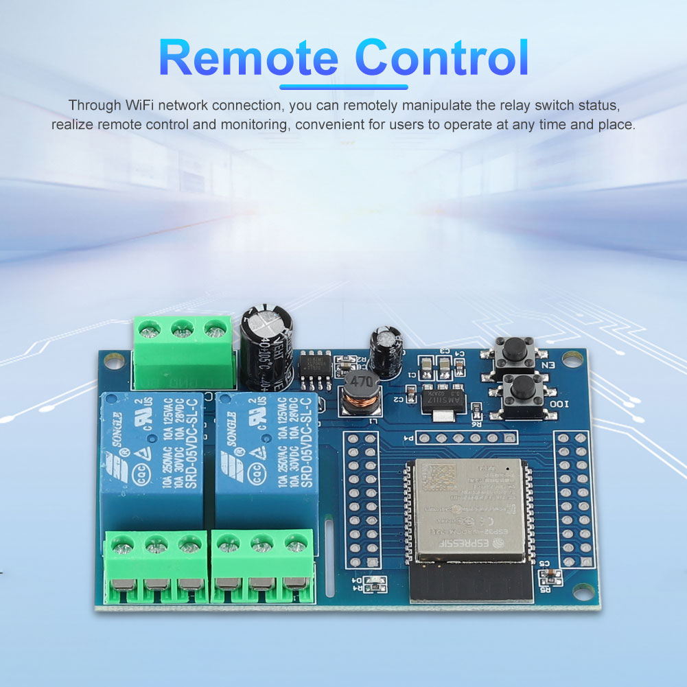 Relay 8 Channel Board - ESP32 WIFI 블루투스 호환 BLE 릴레이