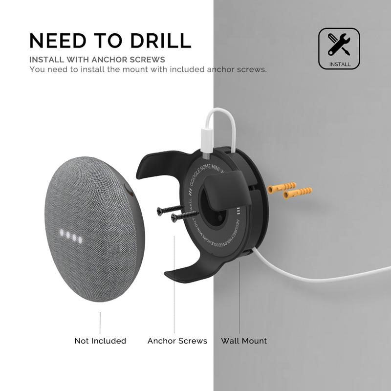 Google Nest Mini용 콘센트 벽걸이 거치대, - Google Speaker Nest Mini 리뷰 및 가격
