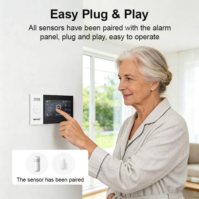 PGST 2G GSM WiFi 알람 시스템 키트 무선  - Smart Home Automation Diy 리뷰 및 가격