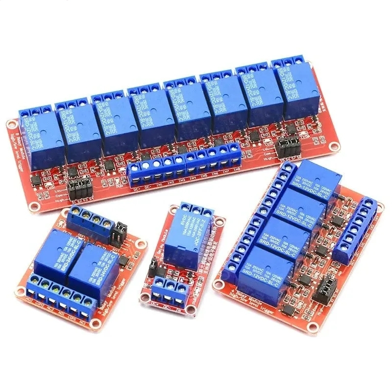 DC 5V 12V 24V 1 2 4 6 8 채널 릴레이 - Relay 8 Channel Board 리뷰 및 가격