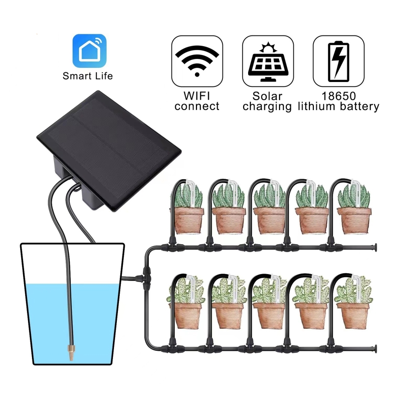 WIFI 태양 자동 급수 기계 키트 모바일 App 원격 - Smart Home Automation Diy 리뷰 및 가격